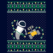 Men's Wall-E Eve Ugly Sweater  Adult Sweatshirt