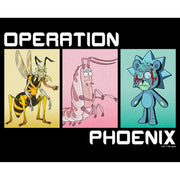 Men's Rick And Morty Operation Phoenix  Adult T-Shirt