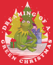 Men's The Muppets Dreaming of a Green Christmas  Adult T-Shirt