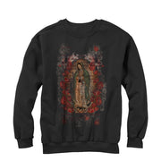 Men's Aztlan Virgin Mary  Adult Sweatshirt