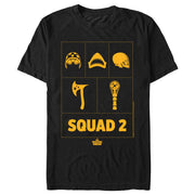 Men's The Suicide Squad Squad 2 Symbols  Adult T-Shirt