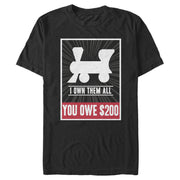 Men's Monopoly Own All Railroads  Adult T-Shirt