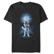 Men's Marvel Avengers: Endgame Rocket Quantum Ready  Adult T-Shirt