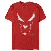 Men's Marvel Venom: Let There be Carnage Big White and Red face  Adult T-Shirt