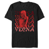 Men's Stranger Things Red Vecna Stacked  Adult T-Shirt