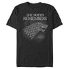 Men's Game of Thrones North Remembers Direwolf  Adult T-Shirt