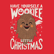 Men's Star Wars Christmas Have Yourself a Wookie  Adult T-Shirt