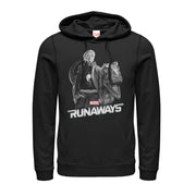 Men's Marvel Runaways Chase & Old Lace  Adult Pull Over Hoodie