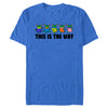 Men's Star Wars: The Mandalorian Grogu This is the Way Conga Line  Adult T-Shirt