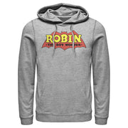 Men's Batman Logo Robin Boy Wonder  Adult Pull Over Hoodie