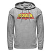 Men's Batman Logo Robin Boy Wonder  Adult Pull Over Hoodie