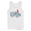 Men's Where's Waldo Location Found  Adult Tank Top