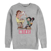 Men's Ralph Breaks the Internet Belle Tea Party  Adult Sweatshirt