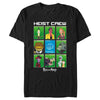 Men's Rick And Morty Featuring The Heist Crew  Adult T-Shirt