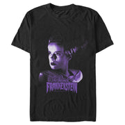 Men's Universal Monsters The Bride of Frankenstein Logo  Adult T-Shirt