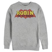 Men's Batman Logo Robin Boy Wonder  Adult Sweatshirt