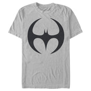 Men's Batman Logo Modern Wing Curve  Adult T-Shirt