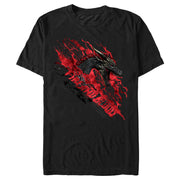 Men's Game of Thrones Fire and Blood Dragon Red  Adult T-Shirt