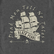 Men's Pirates of the Caribbean: Dead Man's Chest Dead Men Tell No Tales Black Pearl  Adult T-Shirt