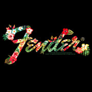 Men's Fender Tropical Floral Logo  Adult T-Shirt