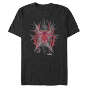 Men's Marvel Spider-Man: Miles Morales Shatter Logo  Adult T-Shirt