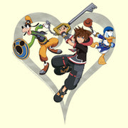 Men's Kingdom Hearts 3 Ready to Fight  Adult T-Shirt