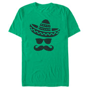 Men's Lost Gods Party Mustache  Adult T-Shirt