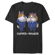 Men's Nintendo Animal Crossing Police Dogs  Adult T-Shirt