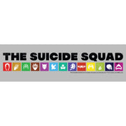 Men's The Suicide Squad Icons Logo  Adult T-Shirt