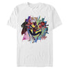 Men's Marvel Spider-Man: Into the Spider-Verse Rainbow Panels  Adult T-Shirt