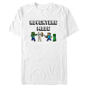 Men's Minecraft Adventure Mode  Adult T-Shirt