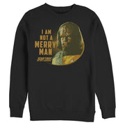 Men's Star Trek: The Next Generation Worf I Am Not a Merry Man  Adult Sweatshirt