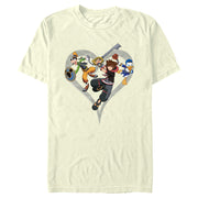 Men's Kingdom Hearts 3 Ready to Fight  Adult T-Shirt