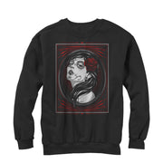 Men's Aztlan Midnight Rose  Adult Sweatshirt