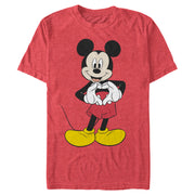 Men's Mickey & Friends Love  Adult T-Shirt