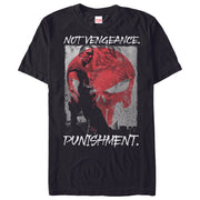 Men's Marvel The Punisher Not Vengeance  Adult T-Shirt