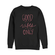 Women's Peaceful Warrior Good Vibes Only  Adult Sweatshirt