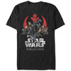 Men's Star Wars Rogue One Rebellion Groupshot Logo  Adult T-Shirt