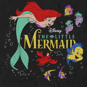 Men's The Little Mermaid Distressed Movie Logo  Adult T-Shirt