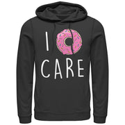 Men's CHIN UP I Donut Care  Adult Pull Over Hoodie