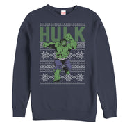 Men's Marvel Ugly Christmas Hulk  Adult Sweatshirt