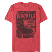 Men's The Twilight Zone Nightmare at 20,000 Feet Episode  Adult T-Shirt