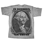 Men's Lost Gods Halloween In Zombies We Trust  Adult T-Shirt