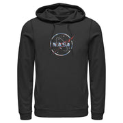 Men's NASA Space Logo  Adult Pull Over Hoodie