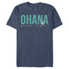 Men's Lilo & Stitch Bold Ohana means Family  Adult T-Shirt