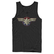 Men's Marvel Captain Marvel Simple Star Symbol  Adult Tank Top