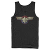 Men's Marvel Captain Marvel Simple Star Symbol  Adult Tank Top