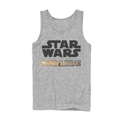 Men's Star Wars: The Mandalorian Double Logo  Adult Tank Top