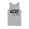 Men's Star Wars: The Mandalorian Double Logo  Adult Tank Top