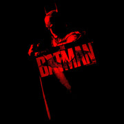 Men's The Batman Red Shadows  Adult T-Shirt